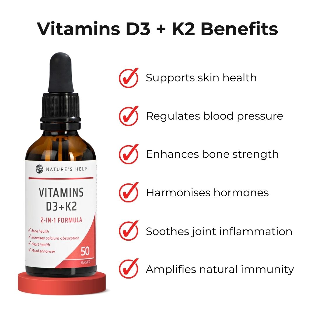 D3 and K2 - Bone & Heart Health 50mL