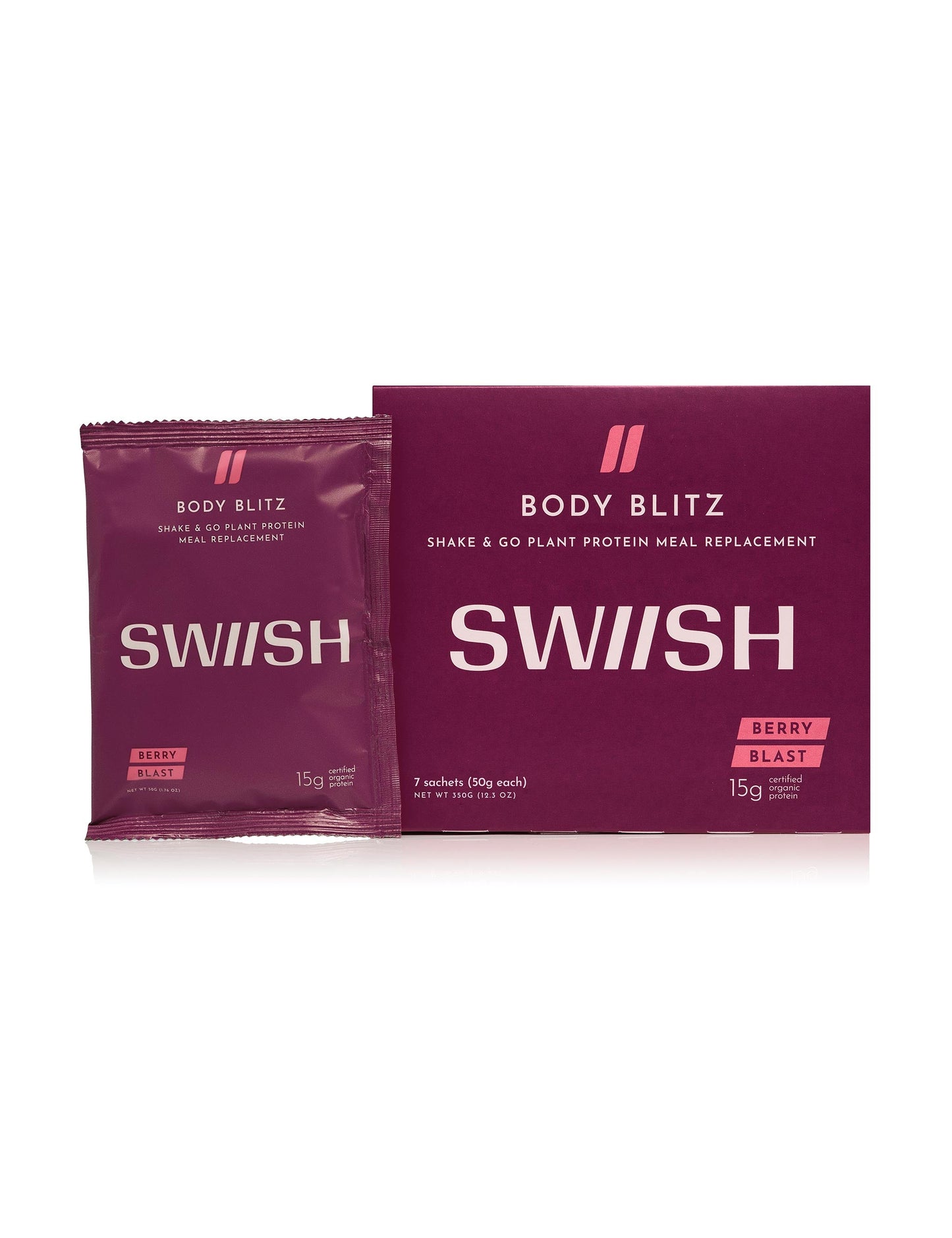 Swiish Body Blitz Meal Replacement — Berry Blast 7–Pack