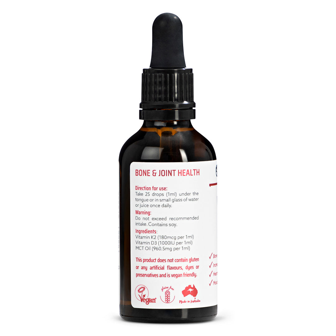D3 and K2 - Bone & Heart Health 50mL