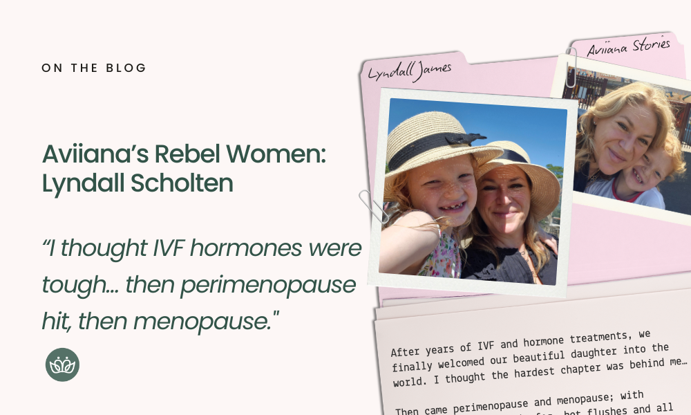 Rebel Women: Lyndall Scholten "I thought IVF hormones were tough… then perimenopause hit, then menopause."
