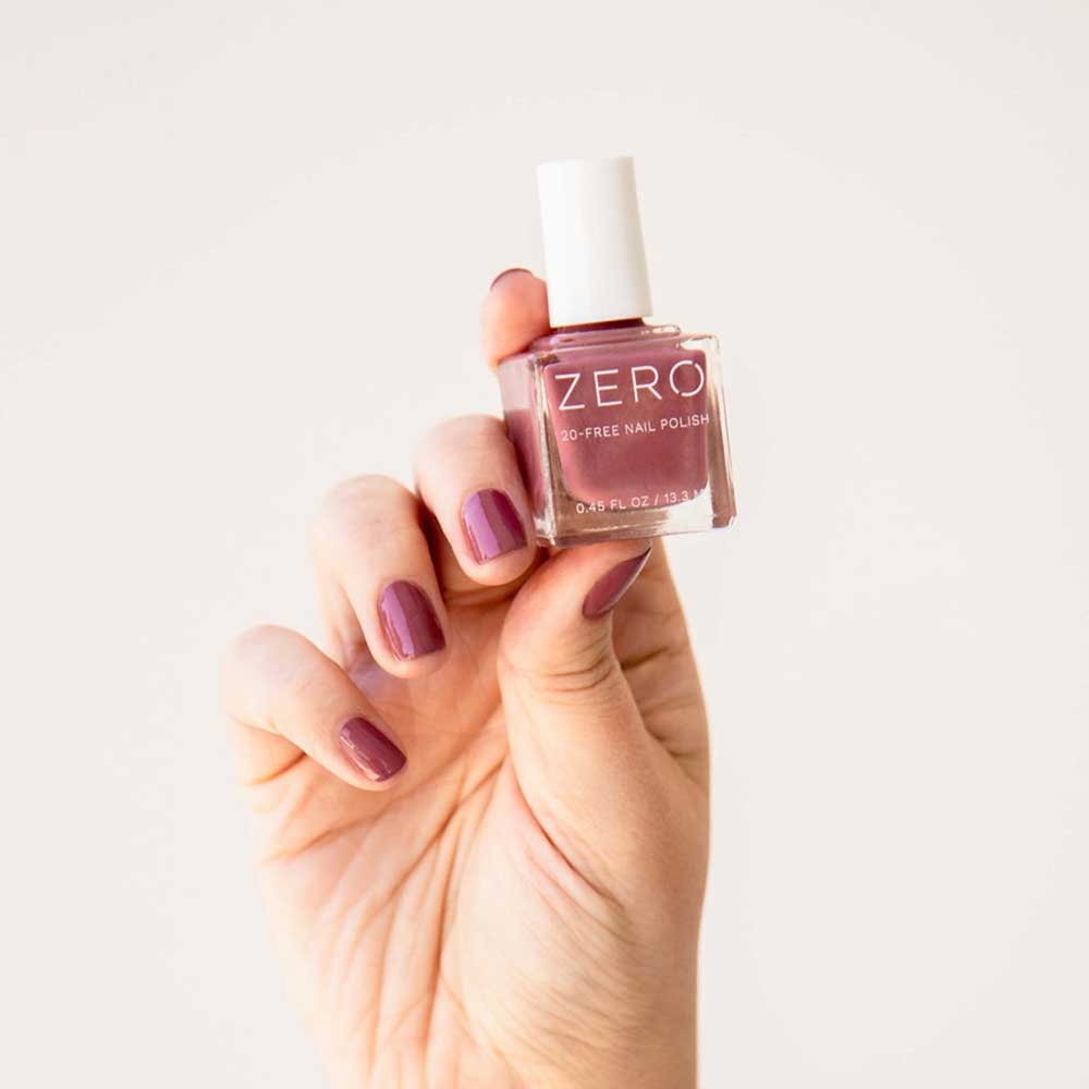 100% Pure ZERO Nail Polish Ruby Chocolate