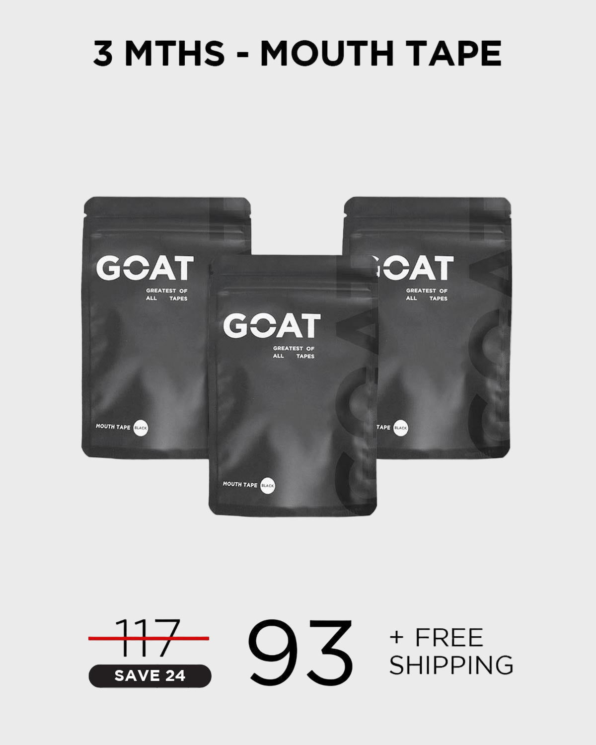 Mouth Tape - 3 Month Bundle