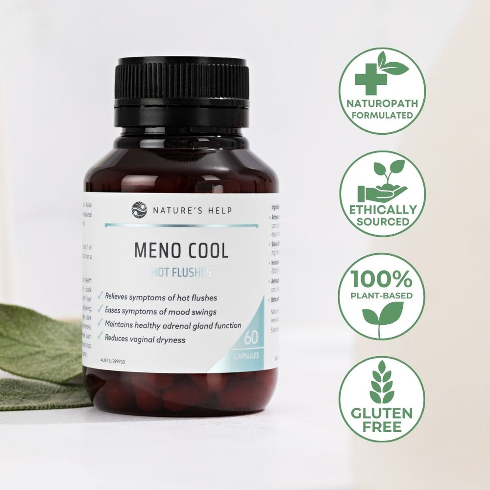 
                      
                        Meno Cool - Hot Flushes and Night Sweats
                      
                    