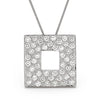 Square Pendant Diamond Necklace