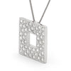 Square Pendant Diamond Necklace