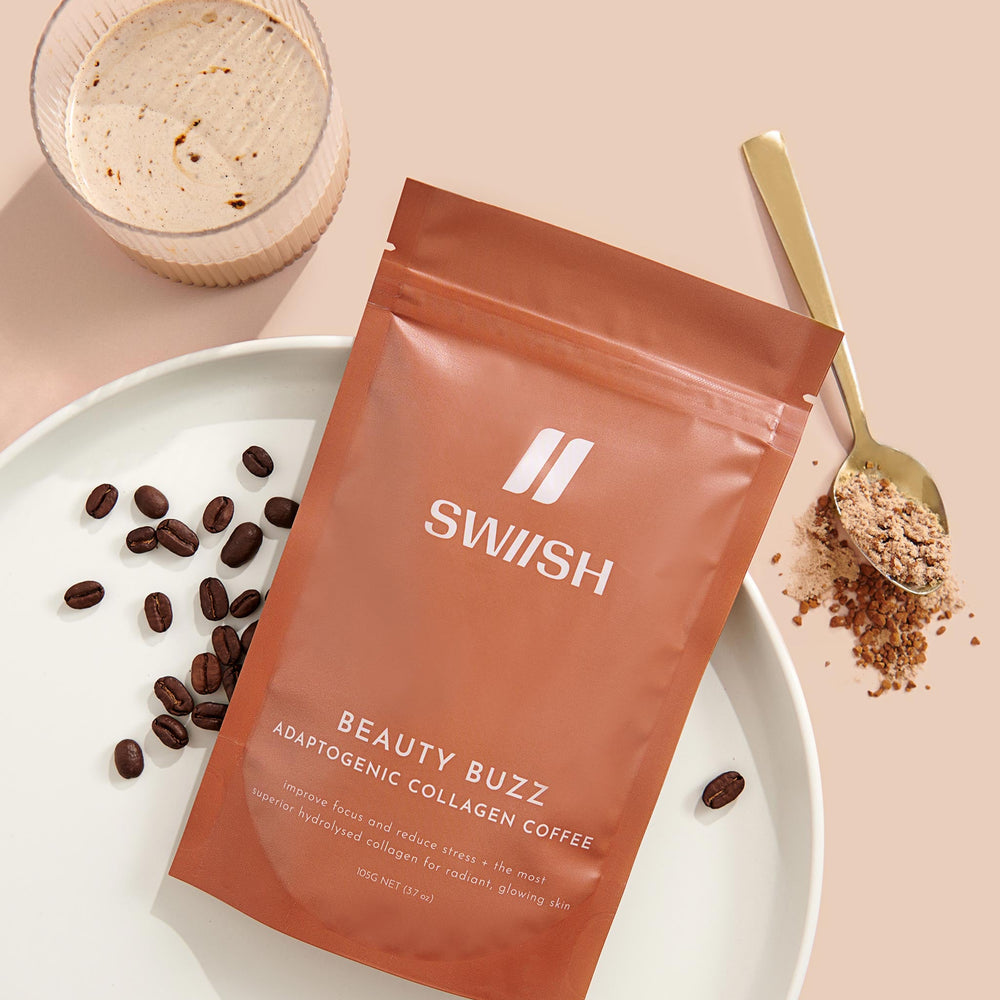 Swiish Beauty Buzz Adaptogenic Collagen Coffee