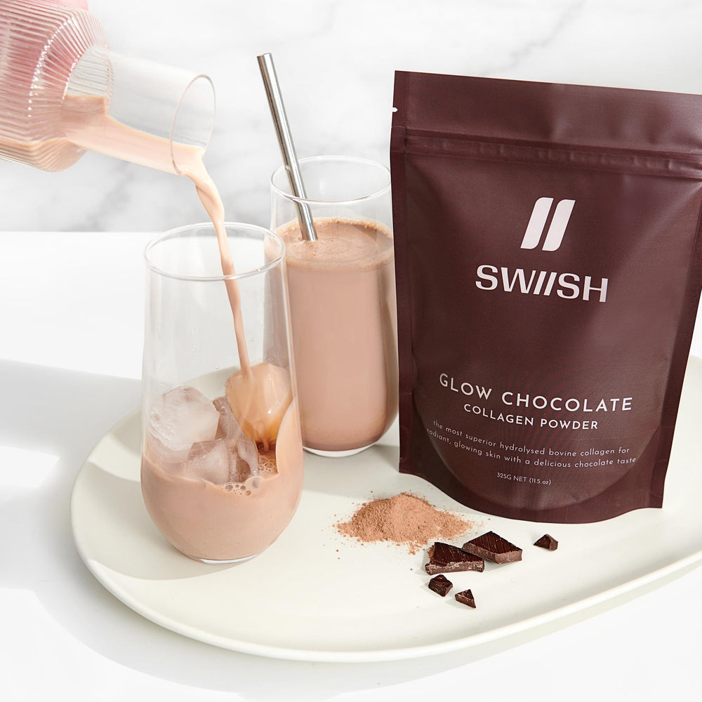 
                      
                        Swiish Glow Chocolate Collagen Powder
                      
                    
