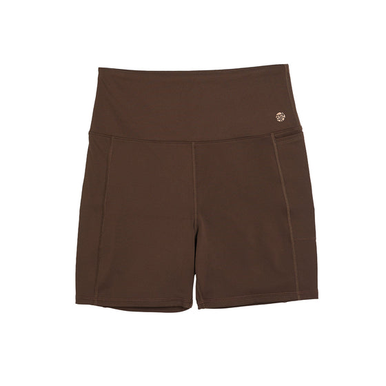 DINAMICA HIGH-RISE SHORTS 5" CINNAMON