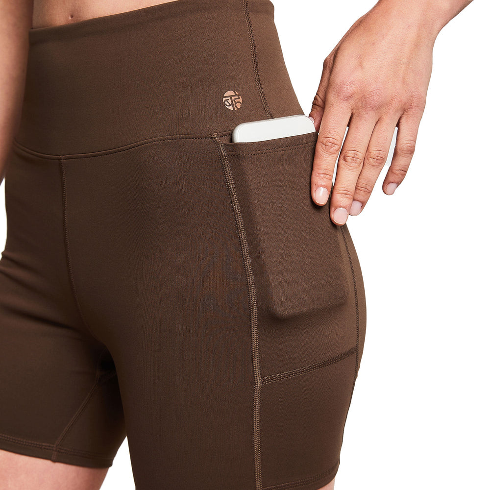 
                      
                        DINAMICA HIGH-RISE SHORTS 5" CINNAMON
                      
                    