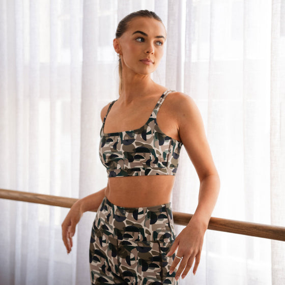 DINAMICA STRAPPY ACTIVE BRA CAMO