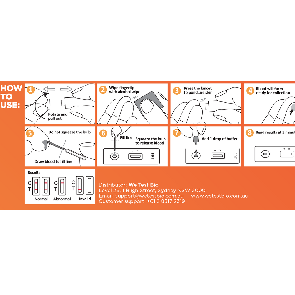 Ferritin Levels Home Test / 1pk