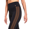 GODDESS HIGH-RISE FLARE LEGGING FULL LENGTH BLACK/CIN STRIPE