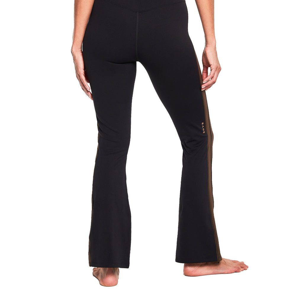 
                      
                        GODDESS HIGH-RISE FLARE LEGGING FULL LENGTH BLACK/CIN STRIPE
                      
                    