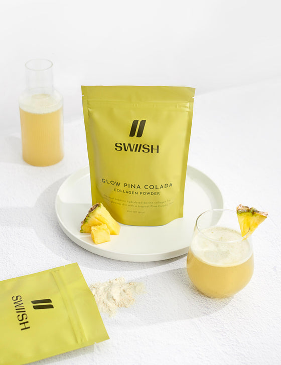 Swiish Glow Pina Colada Collagen Powder