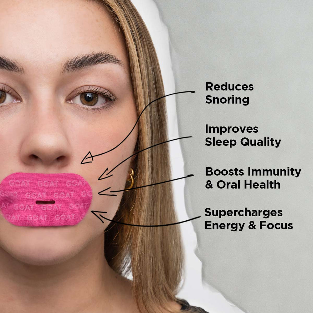 Mouth Tape W/ Slit - Pink