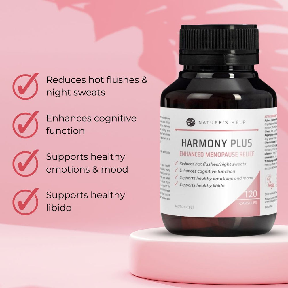 
                      
                        Harmony Plus Enhanced Menopause Relief
                      
                    