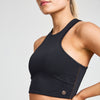 ATTUNE RACER BACK SHORT TOP BLACK/COCONUT