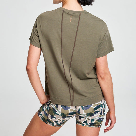 ZEPHYR EVERYDAY CREW NECK TEE KHAKI