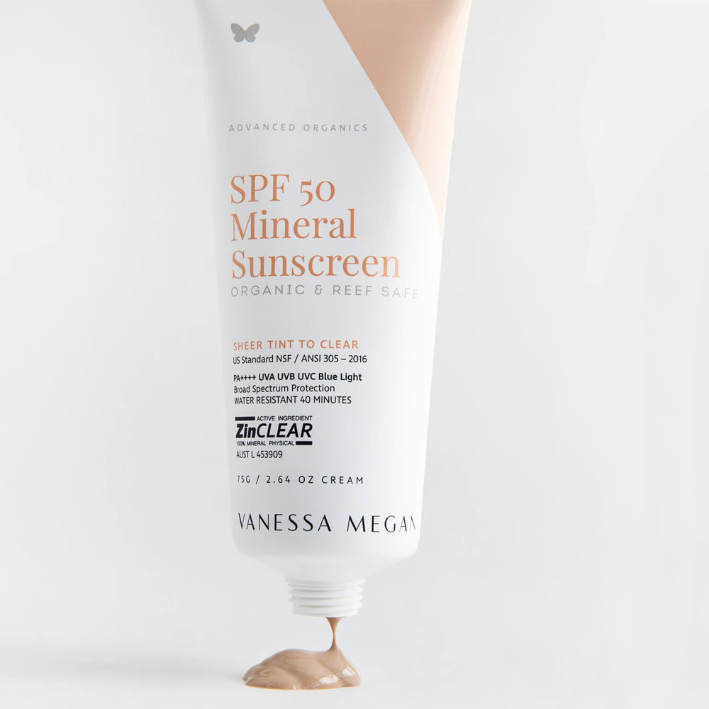 
                      
                        SPF 50 Mineral Sunscreen Organic & Reef Safe
                      
                    