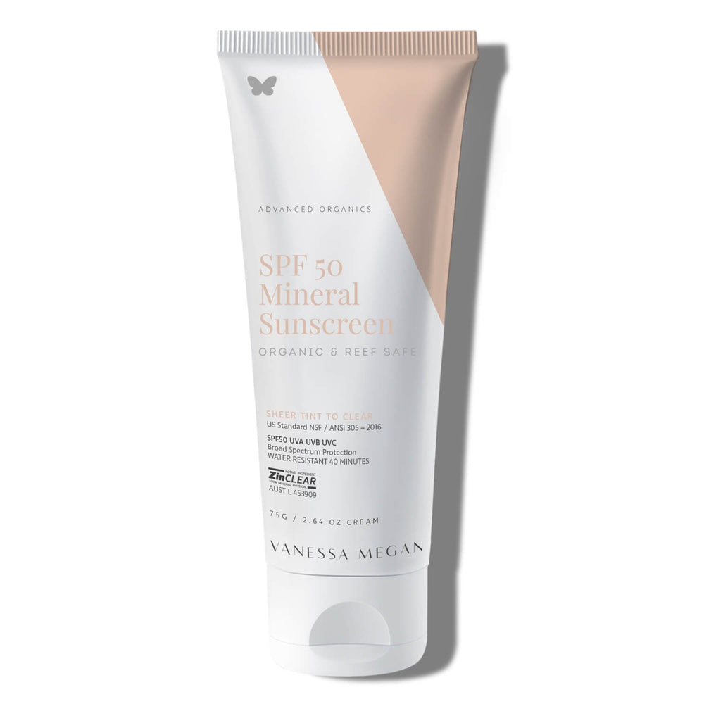 
                      
                        SPF 50 Mineral Sunscreen Organic & Reef Safe
                      
                    