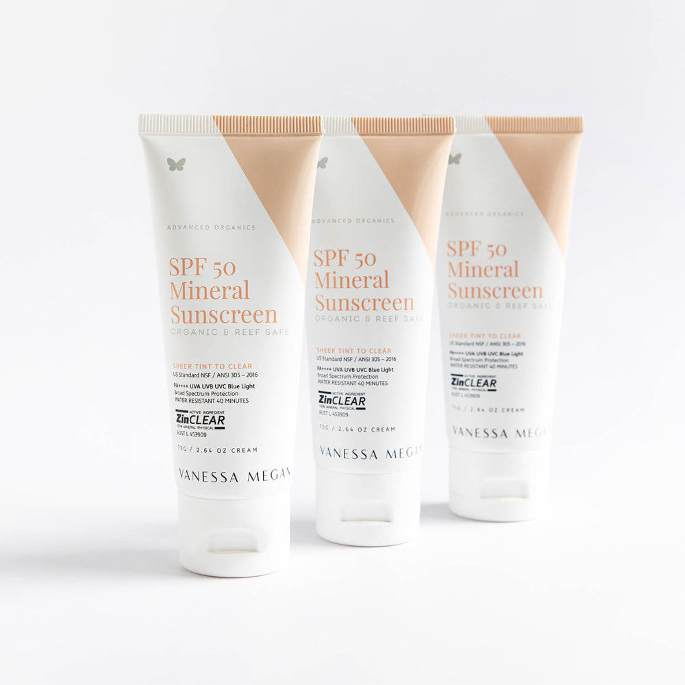 
                      
                        SPF 50 Mineral Sunscreen Organic & Reef Safe
                      
                    