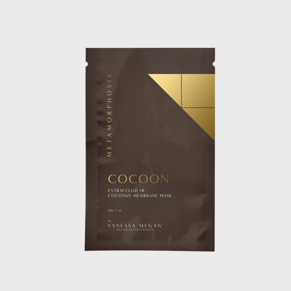 Metamorphosis | Cocoon | Extracellular Coconut Membrane Mask | 3-Pack