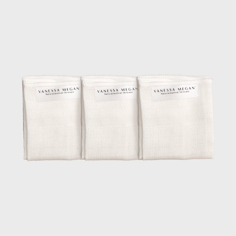 
                      
                        Muslin Cloth | 100% Organic Cotton Face Cloth | 3-Pack
                      
                    