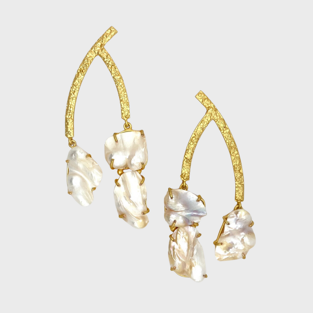 CETO Baroque Pearl Earrings