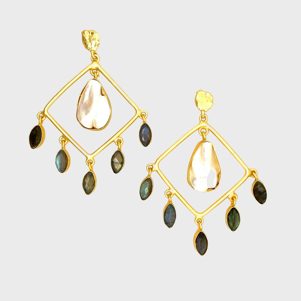 EOS Smokey Hydro Quartz Earrings