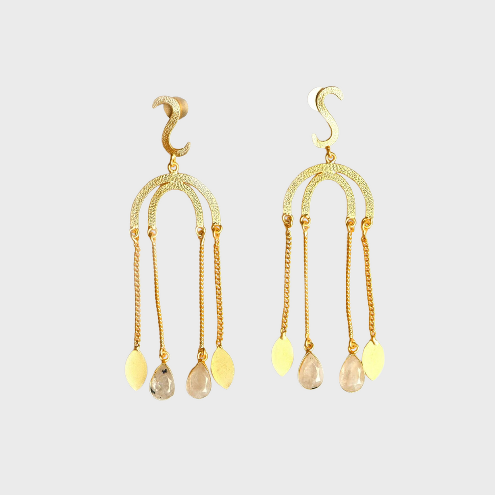 ERIS Rainbow Moonstone Earrings