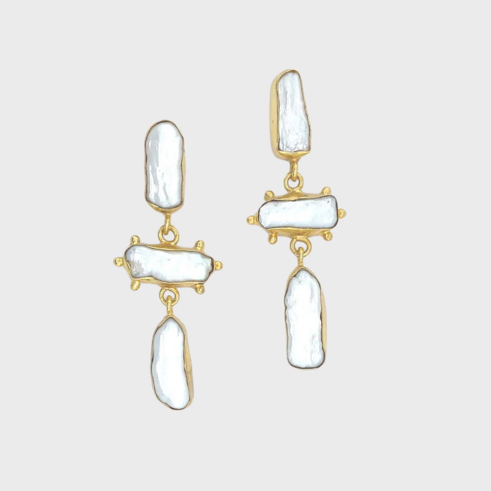 Grace Mixed Pearl Earrings