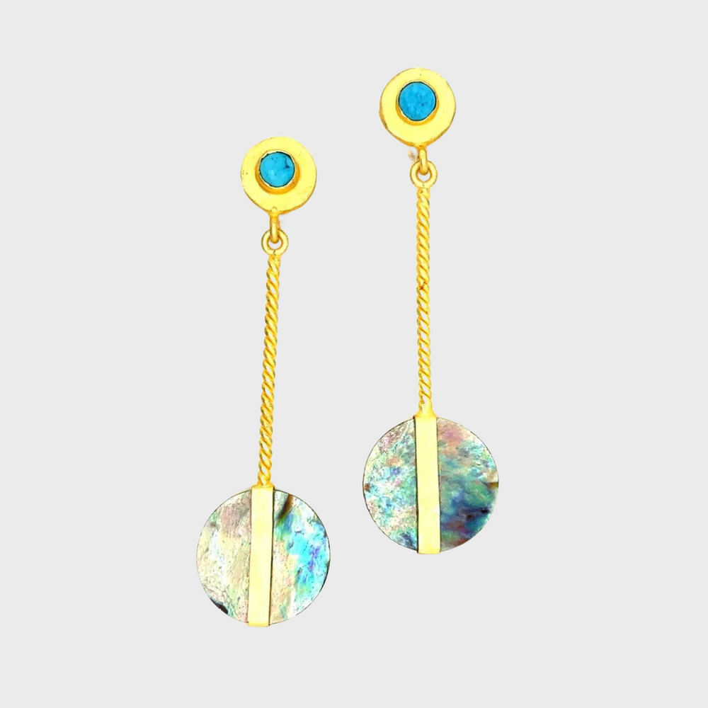 TERPSICHORE Abalone Shell Earrings