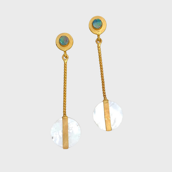 TERPSICHORE Mother of Pearl Earrings