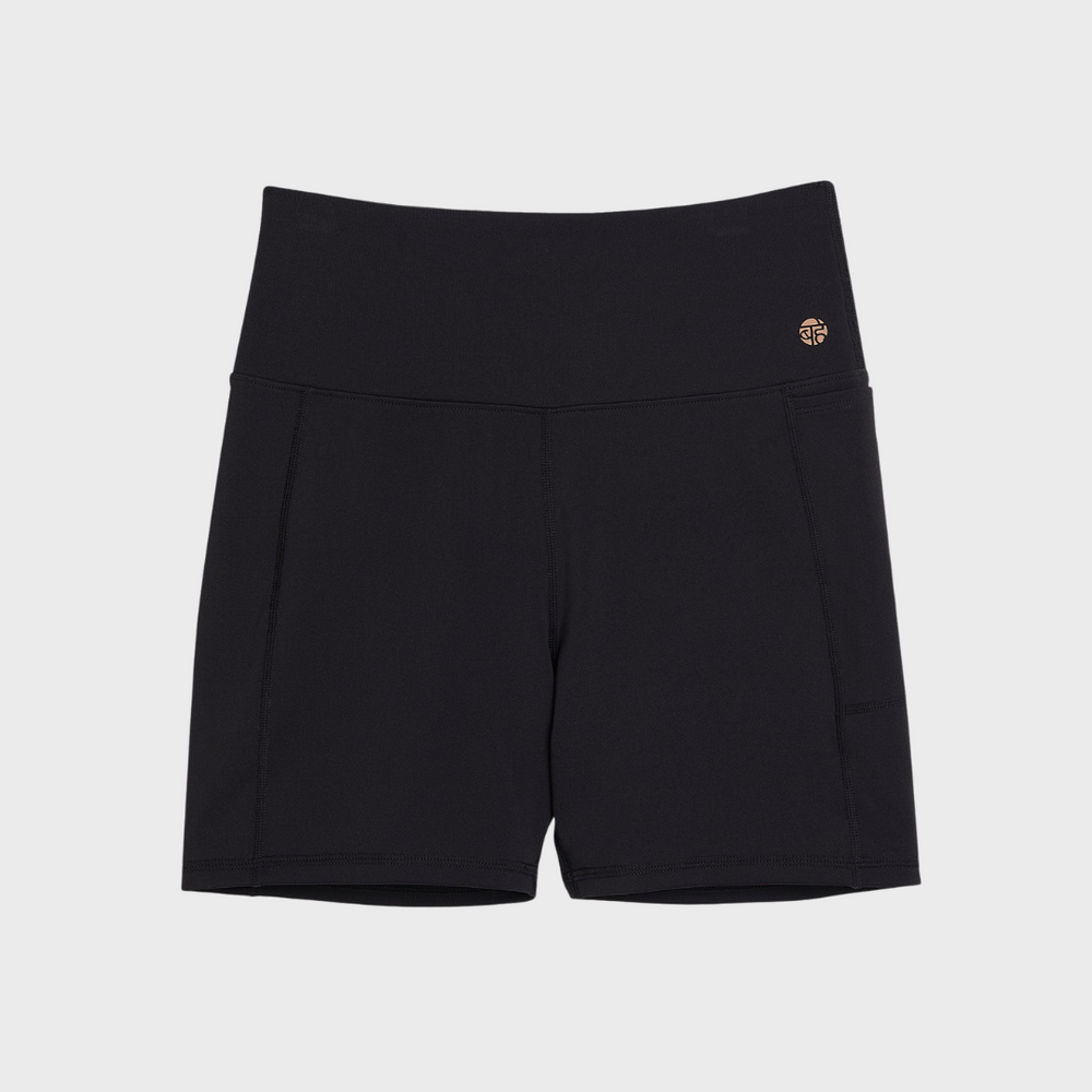 DINAMICA HIGH-RISE SHORTS 5" BLACK