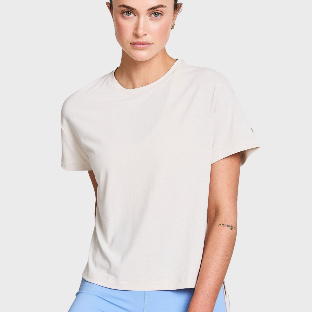 ZEPHYR EVERYDAY CREW NECK TEE COCONUT