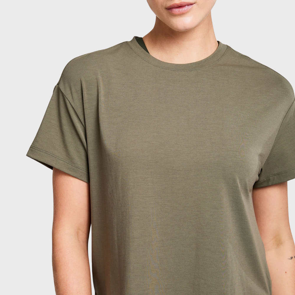 ZEPHYR EVERYDAY CREW NECK TEE KHAKI