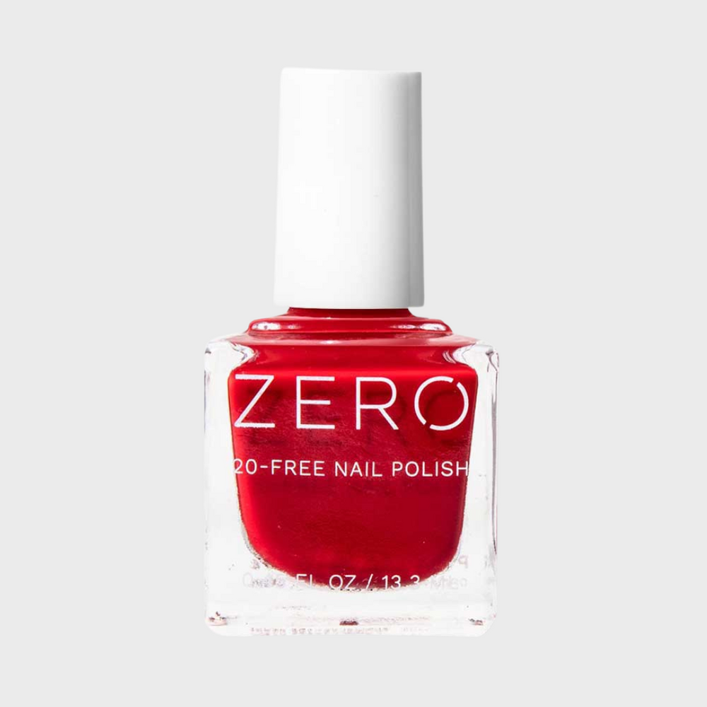 100% Pure ZERO Nail Polish Red Over Heals