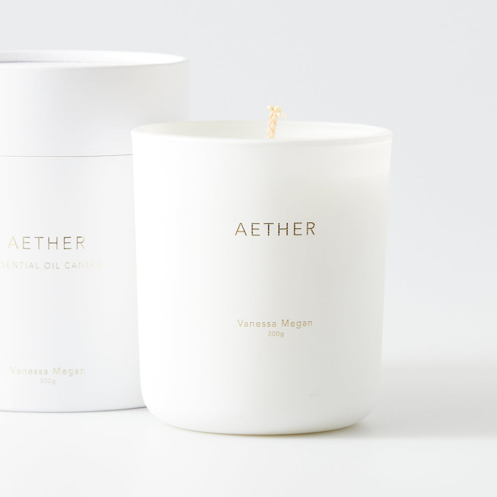 
                      
                        Aether Essential Oil Candle
                      
                    