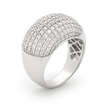  LOTUS Pave Dome Diamond Ring