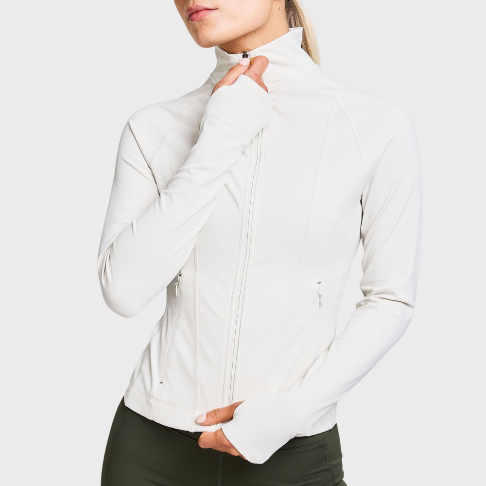 
                      
                        ATTUNE SEAMED ZIP THROUGH JACKET COCONUT
                      
                    