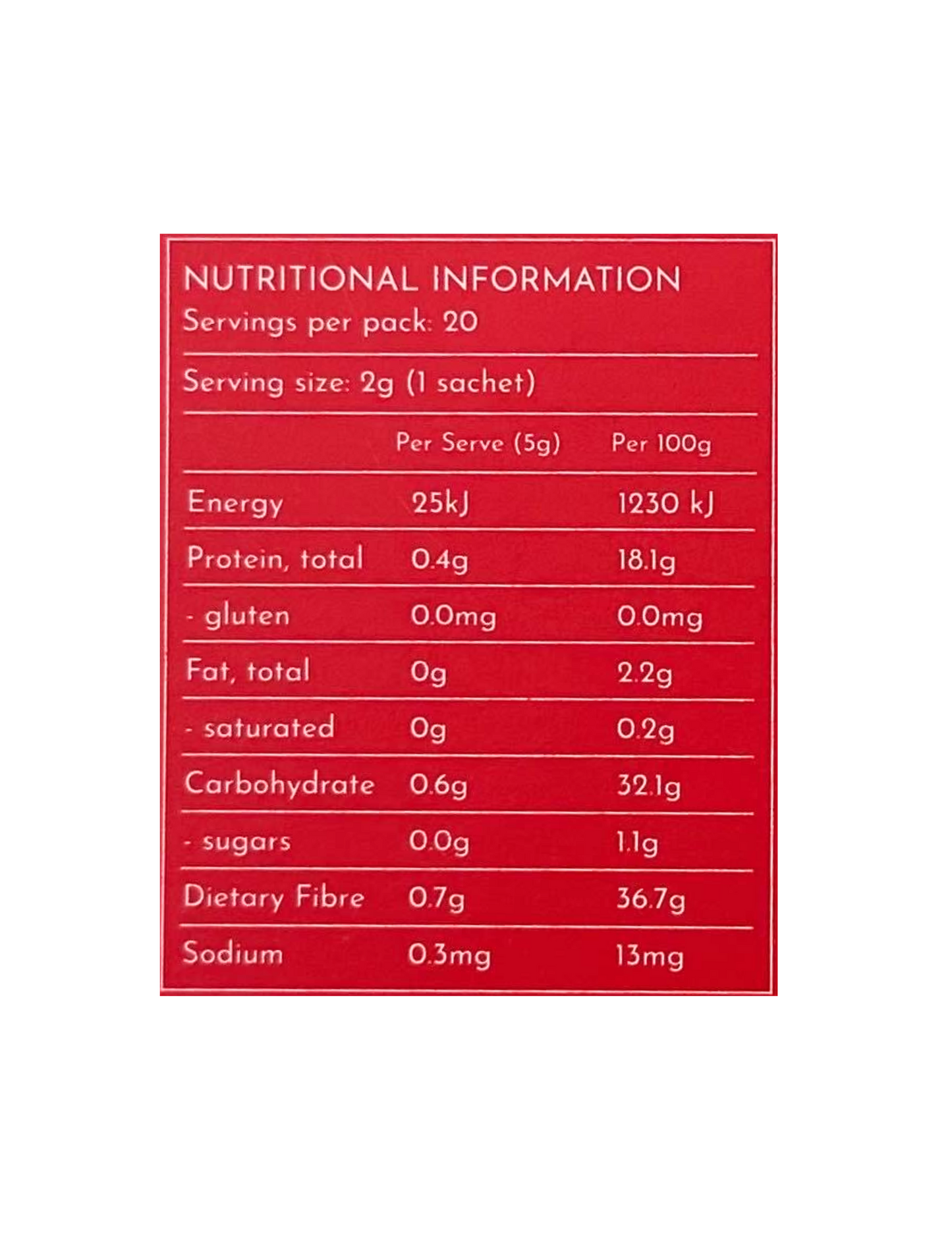 BRAIN FUEL Organic Mushroom Complex Sachets