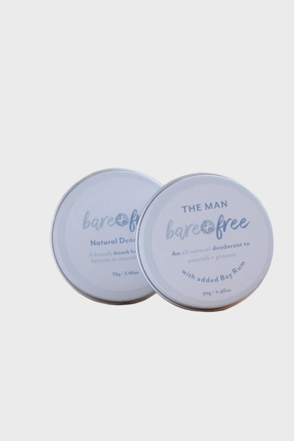His & Hers - Bare and Free Friendly (Bicarb Free) & the Man All Natural Deodorant